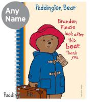 Personalised A5 Paddington Bear Look After Me Notebook Extra Image 1 Preview